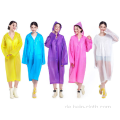 Farbe angepasst Translucent EVA Erwachsenen Regenbekleidung